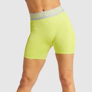 Gymshark Lime Marl/Light Grey Flex Shorts